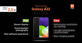 Samsung Galaxy A22 5G review: a 5G-enabled, well built, no-frills option