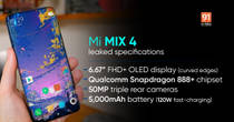 Mi MIX 4 Leaked Specs