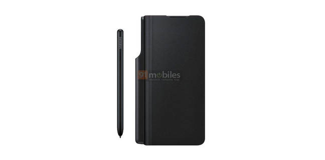Samsung Galaxy Z Fold3 S Pen case render