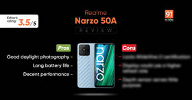 Realme Narzo 50a review: all about that camera?