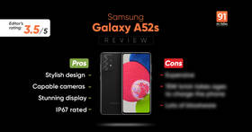 Samsung Galaxy A52s review: a pricey affair with a few tricks up its sleeve