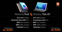 Realme Pad vs Samsung Galaxy Tab A7