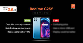 Realme C25Y review: yet another new entrant in the budget space