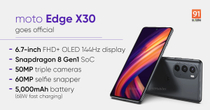 Moto Edge X30 launched: price, specs