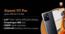 Xiaomi 11T Pro price in India, sale date announced
