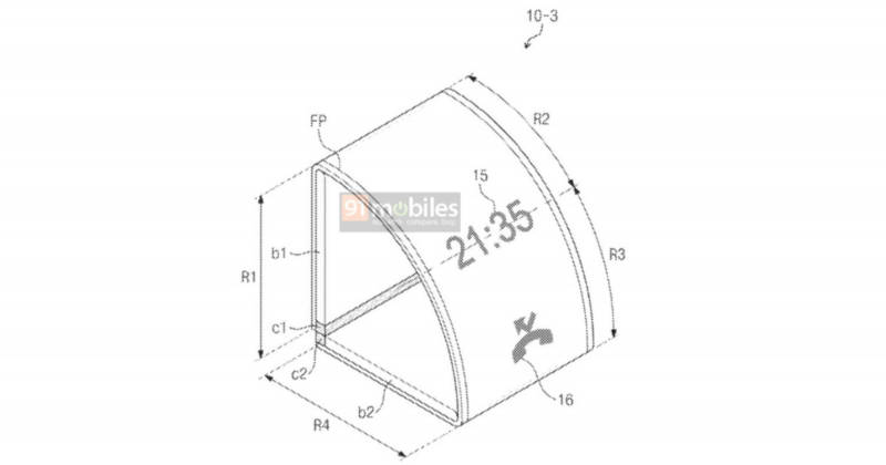 Samsung foldable display