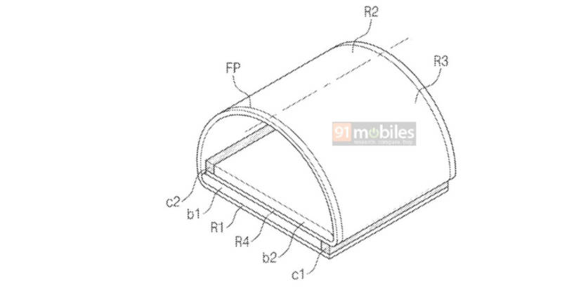 Samsung foldable display