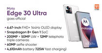 Moto Edge 30 Ultra launch specs price
