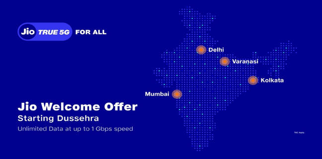 Jio True 5G