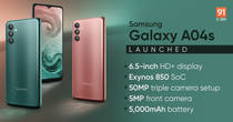 Samsung Galaxy A04s launched