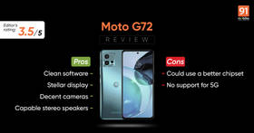 Motorola Moto G72 review: clean software, great display