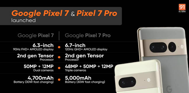 pixel 7 and pixel 7 pro