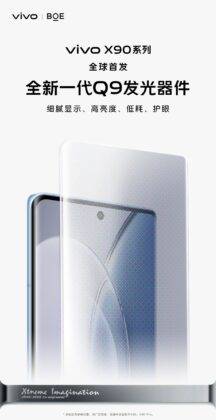 Vivo X90 series display