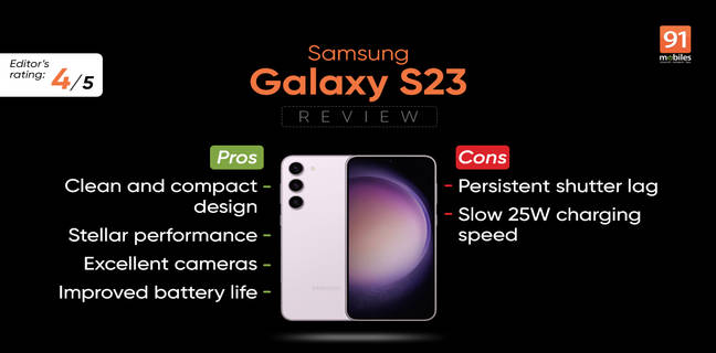 Samsung Galaxy S23 review with pros and cons