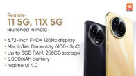 Realme 11 5G, 11X 5G launched in India