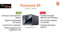 Formovie X5 review: big and bright visuals from a compact laser projector, but there’s a catch Related Article