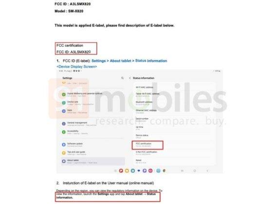 Samsung Galaxy Tab S10+ and Galaxy Tab S10 Ultra FCC