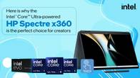 Here is why the Intel® Core™ Ultra-powered HP Spectre x360 is the perfect choice for creators Related Article
