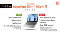 Lenovo IdeaPad Slim 1 (Gen 7) review: a decent budget laptop with good battery life Related Article