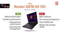 MSI Raider GE78 HX 13V (2023) review: powerhouse or overkill? Related Article