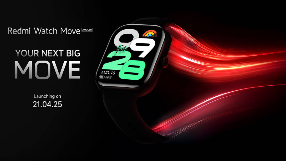 Redmi Watch Move launching in India on April 21st, here's what we know