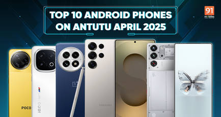Top 10 highest performing Android phones on AnTuTu in April 2025