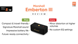 Marshall Emberton III review: small in size, big on sound