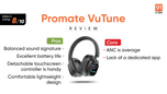 Promate VuTune headphones review: good sound and one 'take-out' feature