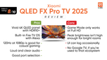 Xiaomi QLED TV FX Pro 55-Inch Review: Budget performer with a neat trick