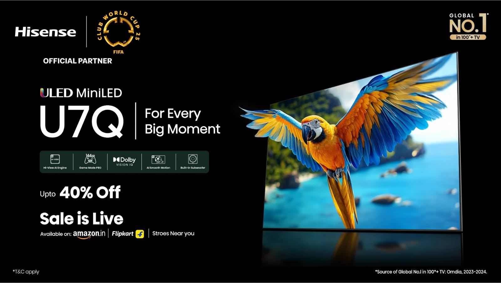 Hisense U7Q ULED MiniLED