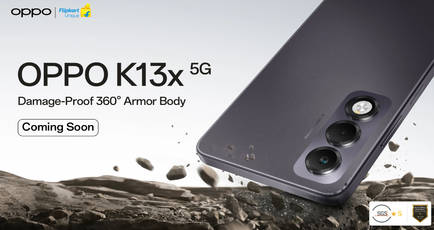 OPPO K13x 5G military-grade durability, design and more details confirmed ahead of India launch