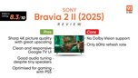 Sony Bravia 2 II 55-inch Review: Sony's "budget" offering is... surprisingly good?
