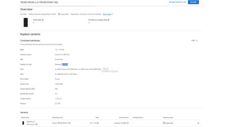 Tecno-Pova-7-5G-Google-Play-Console
