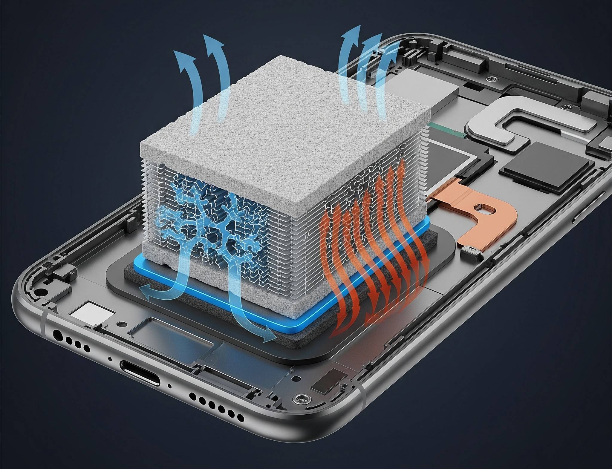 iPhone 17 Pro vapour chamber