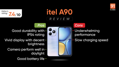 itel A90 review: delivers the essentials on a budget