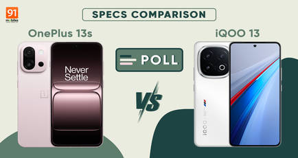 OnePlus 13s vs iQOO 13 comparison poll: vote for the best phone based on specs!