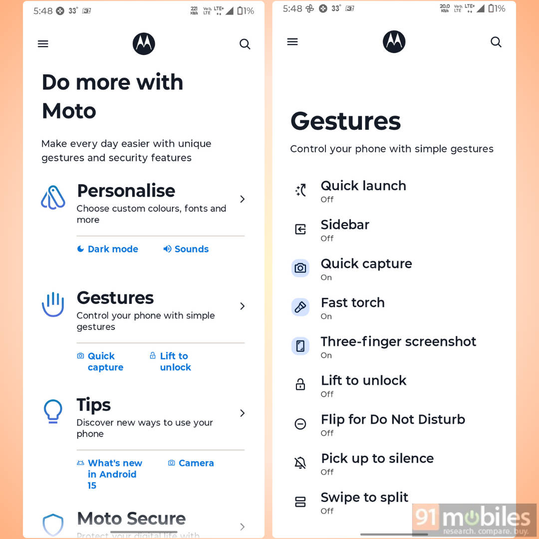 Moto G96 software