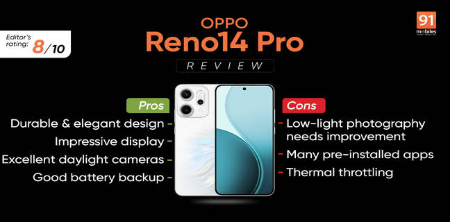 OPPO Reno14 Pro review: style and substance