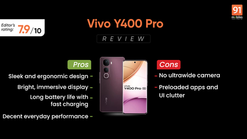 Vivo Y400 Pro review: stylish and feature-packed