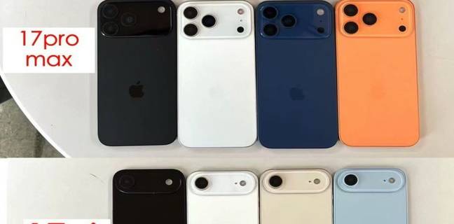 Alleged iPhone 17 dummy units reveal colour options, including a bold orange variant