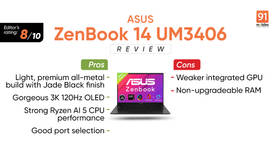 ASUS ZenBook 14 OLED (AMD) Review: Matte Black x Team Red for the Win