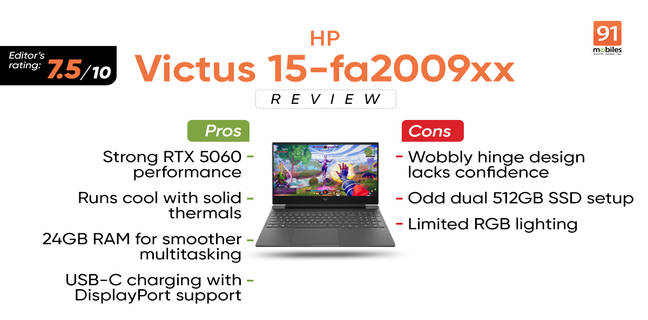 HP Victus 15-fa2009xx (2025) Review: Affordable Gaming with RTX 5060