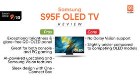 Samsung S95F OLED TV Review: The Brightest Star in Samsung's Universe Yet?