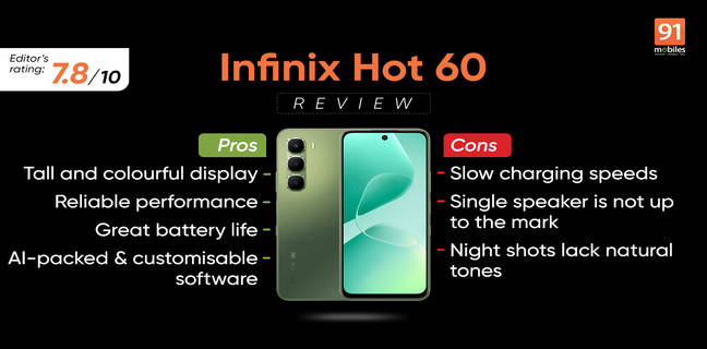 Infinix Hot 60 5G+ review: performance & AI on a budget