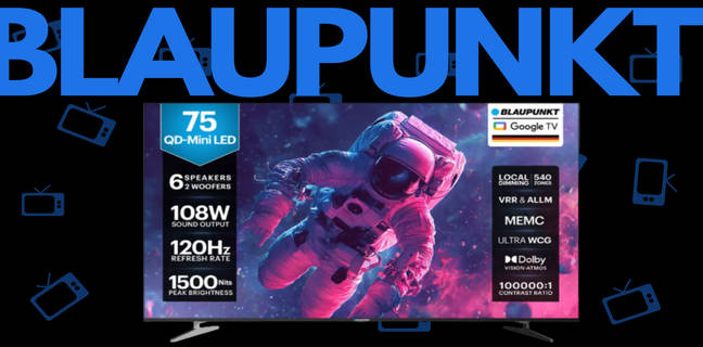 Blaupunkt launches QD-MiniLED TV in India, starting at Rs 94,999