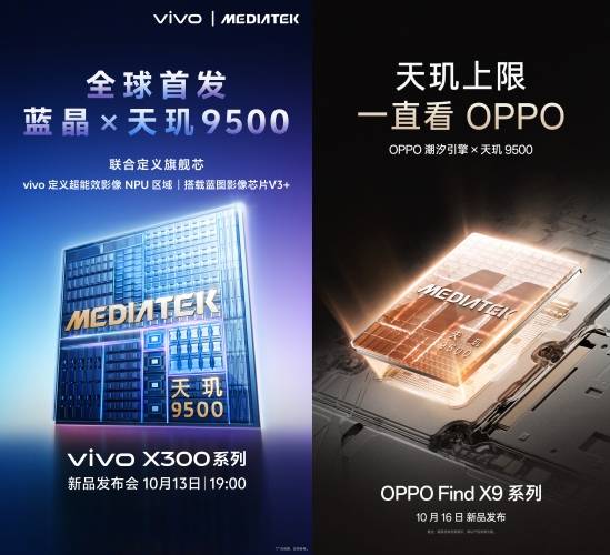 D9500 phones release
