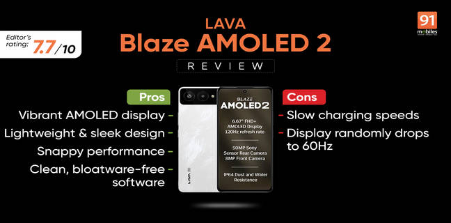Lava Blaze Amoled 2 review: capable display, dependable performance Lava Blaze 2 Amoled review