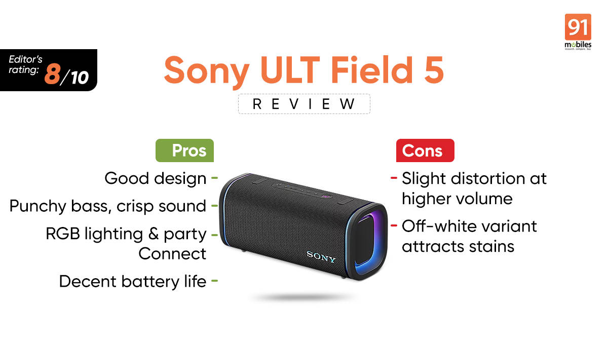 Sony ULT Field 5 review: built for parties, not precision