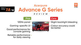 Acerpure 65-inch Advance G Series Smart QLED TV review: Affordable TV with 120Hz panel