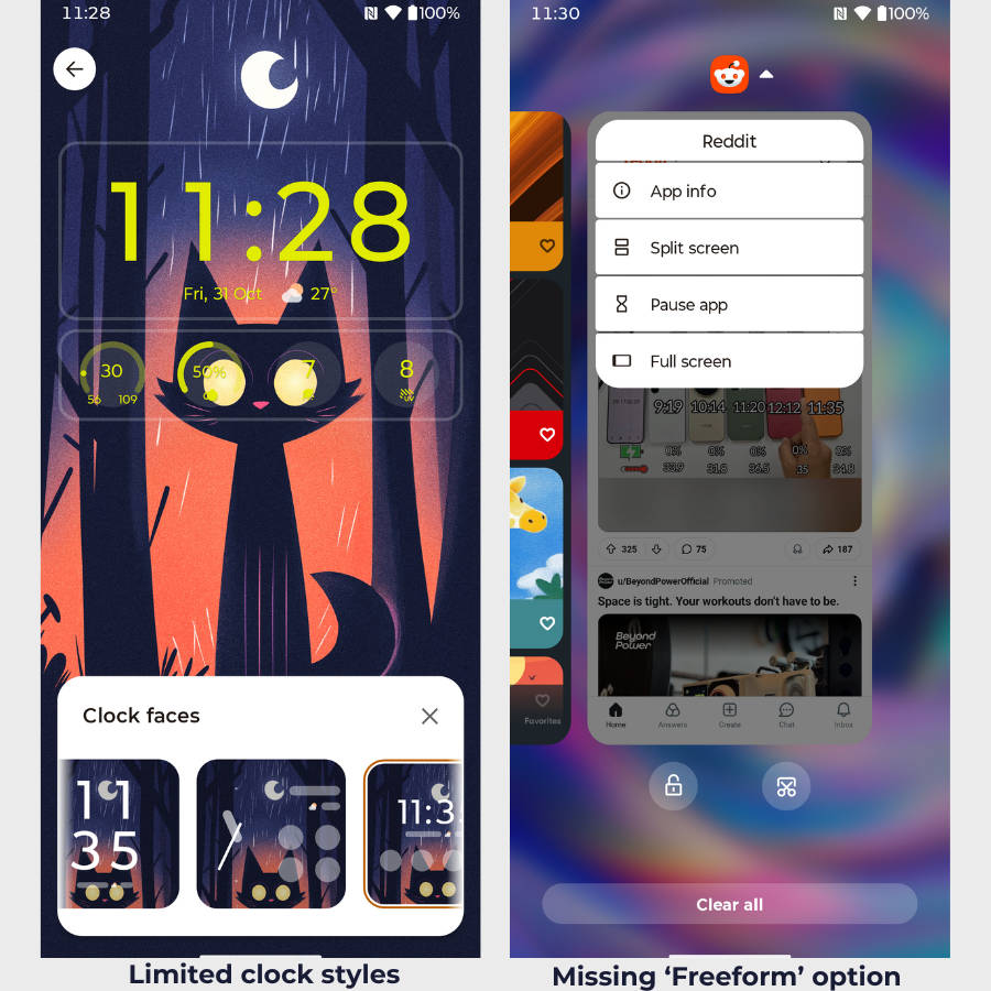 Moto Android 16 areas of improvement